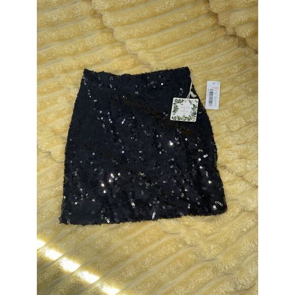 Girls Chelsea & Violet Sequins Skirt Dressy Holiday Rockstar Costume Sz Medium 8 - Picture 1 of 6